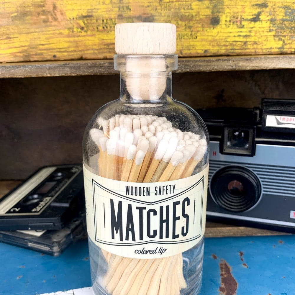 Vintage Apothecary White Matches - Be Made