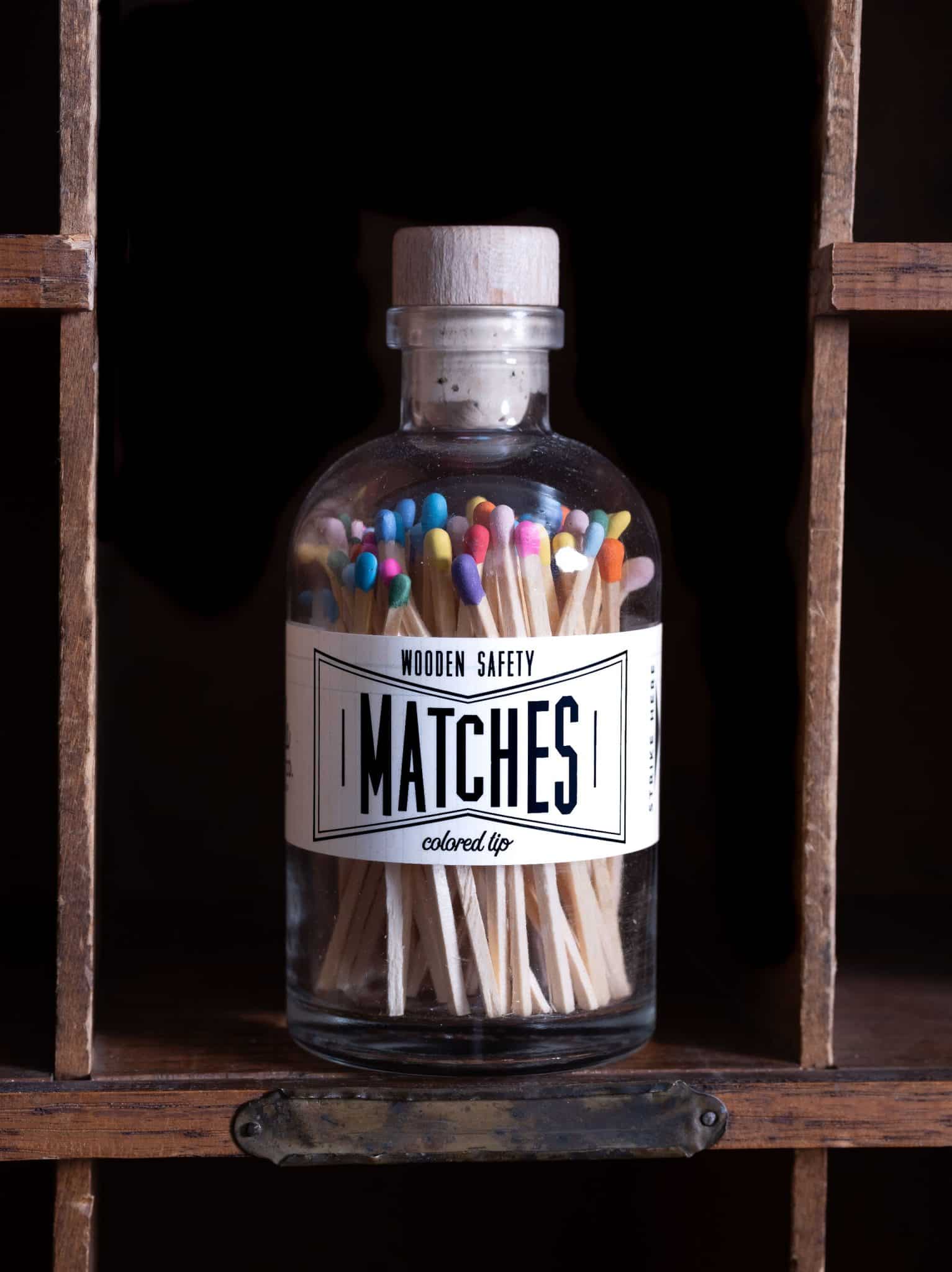 Colorful Matches in a Bottle