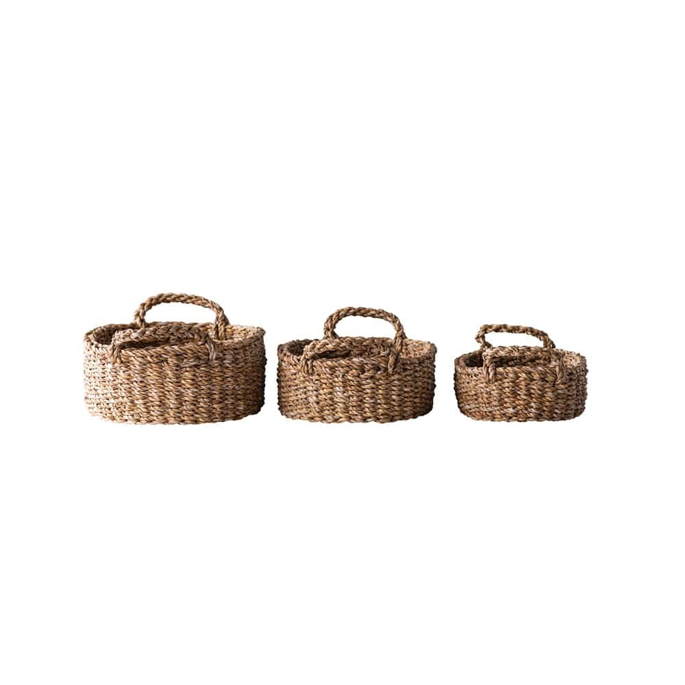 Oval Seagrass Baskets - Be Made