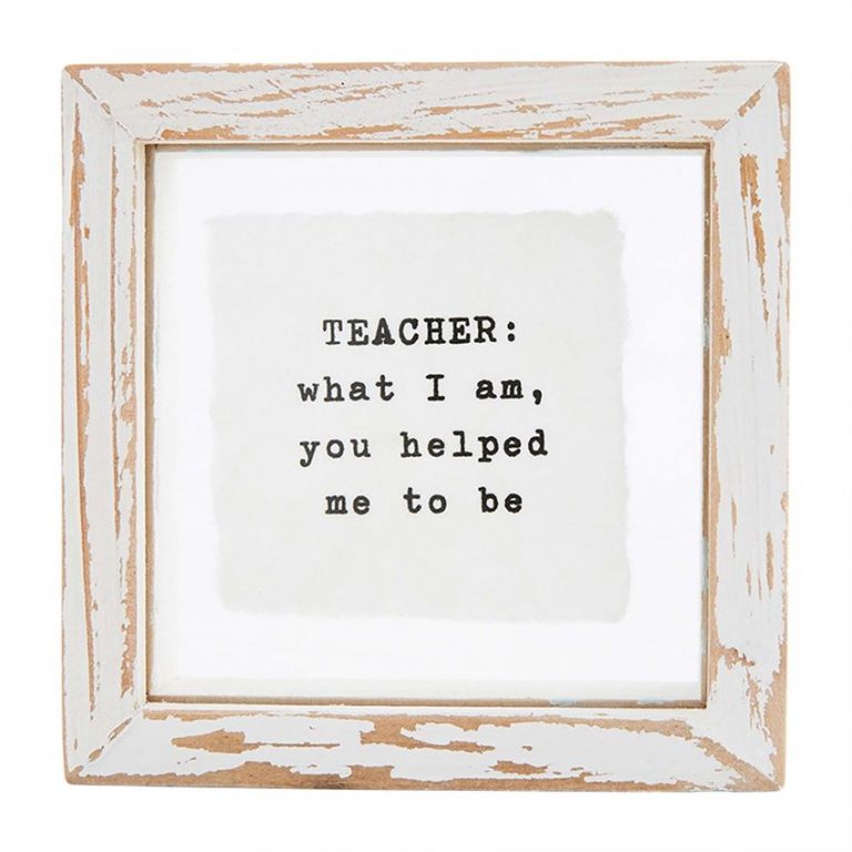 Glass Plaque - Teacher - Be Made