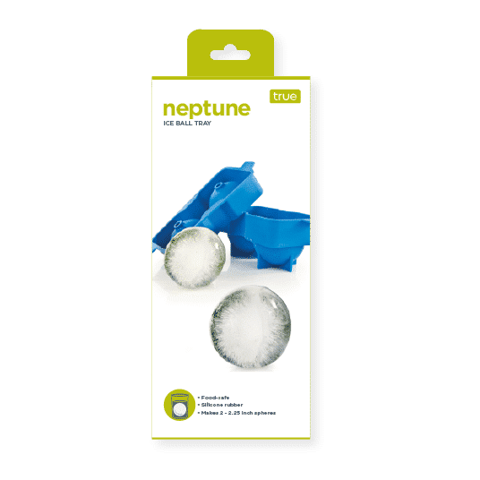 Neptune Silicone Ice Ball Tray - Makes Two 2.25 Ice Spheres