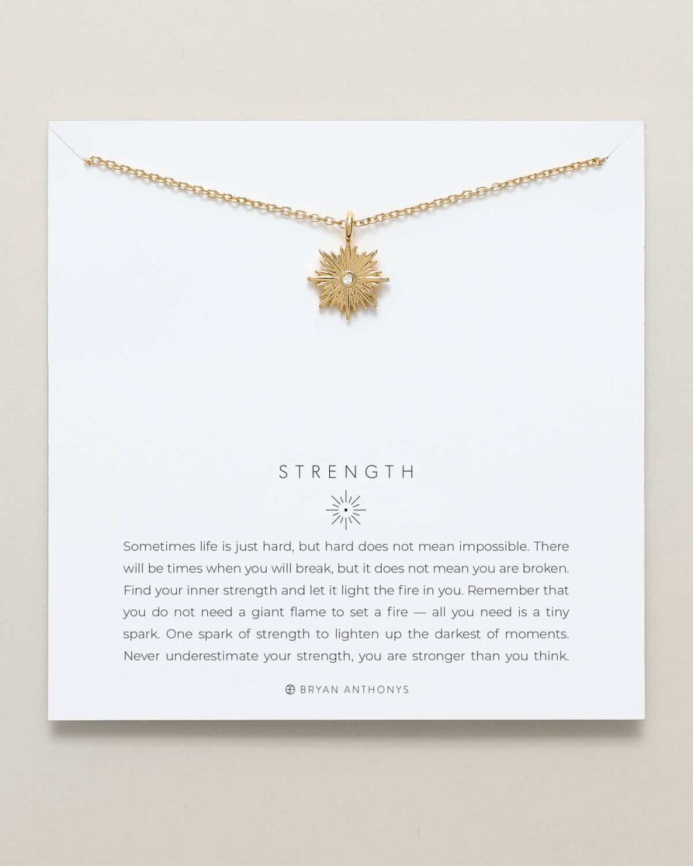 Necklace – Strength (Silver & Gold) - Be Made