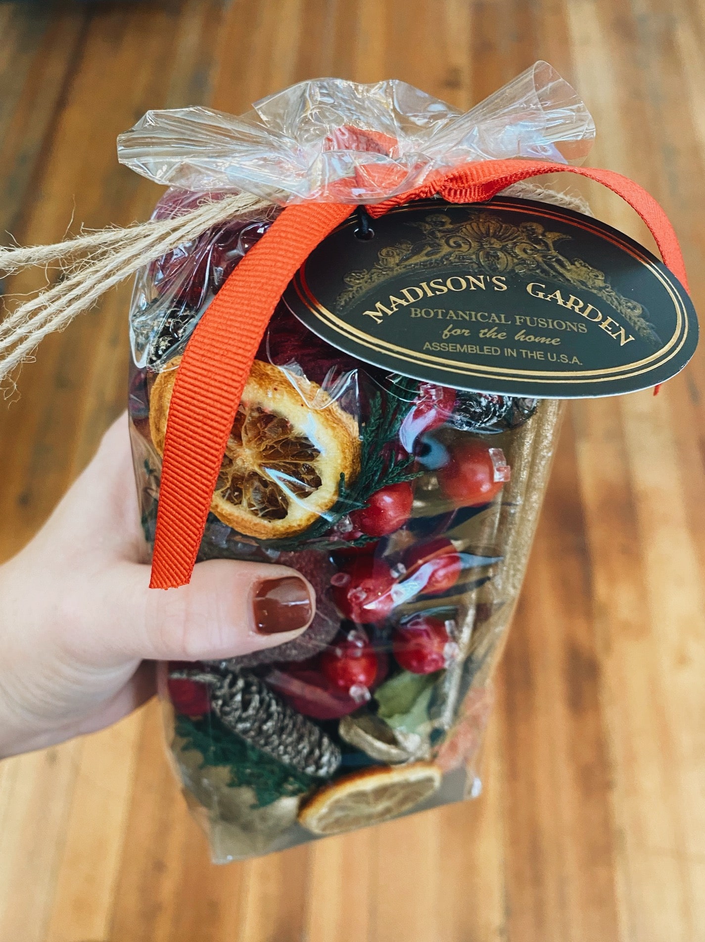 Mini Potpourri Bag – Cranberry Orange - Be Made