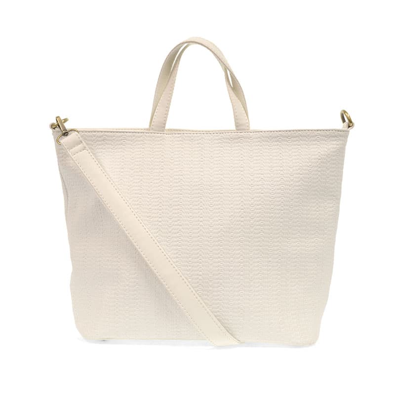 Woven Convertible Shopper - White - Be Made