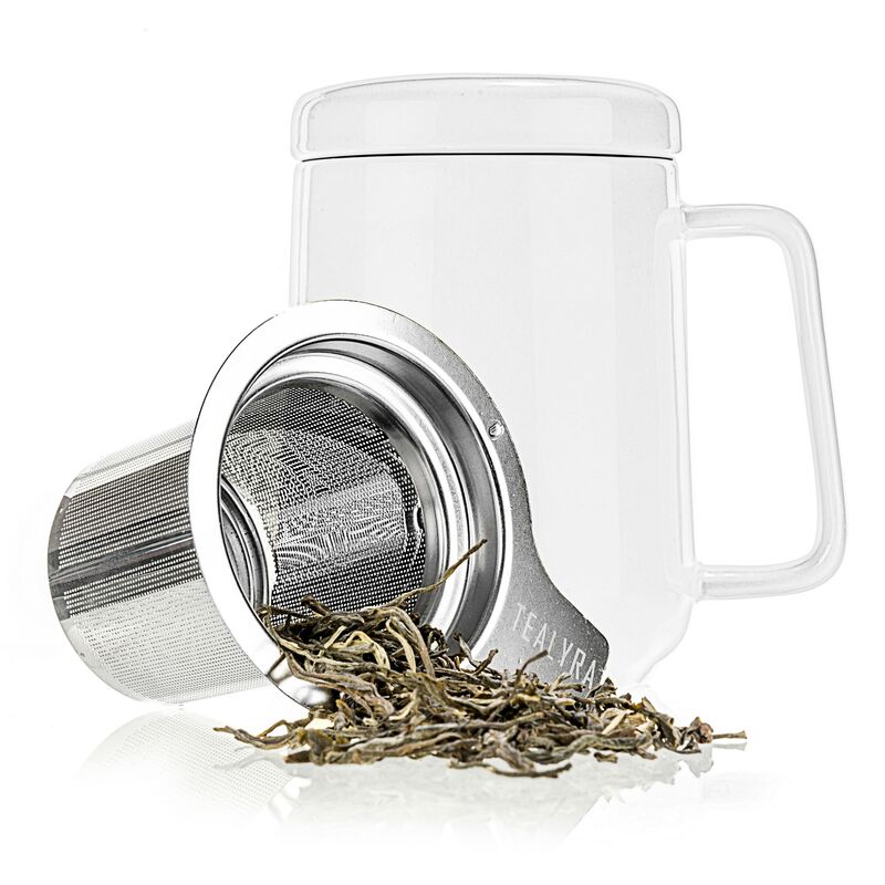 Tea Infuser Mug – White - Be Made