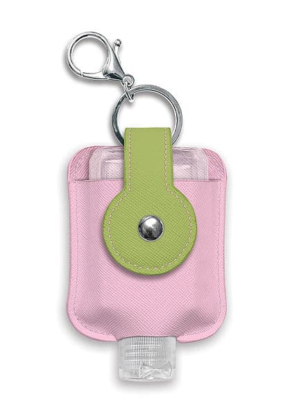 1pc Random Color Mini Hand Sanitizer Bottle With Protective Pu Cover  Keychain, Perfume Bottle Keychain, Mini Bag Pendant | SHEIN USA