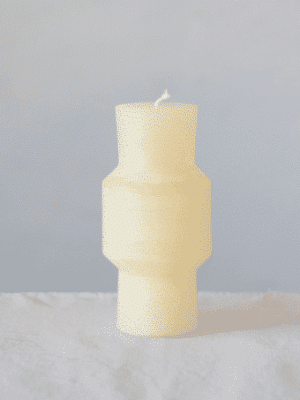 Be Made Hays, KS. Shaped Unscented Totem Pillar Candle