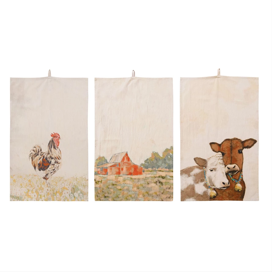 Tea Towels – Farm Scene - Be Made