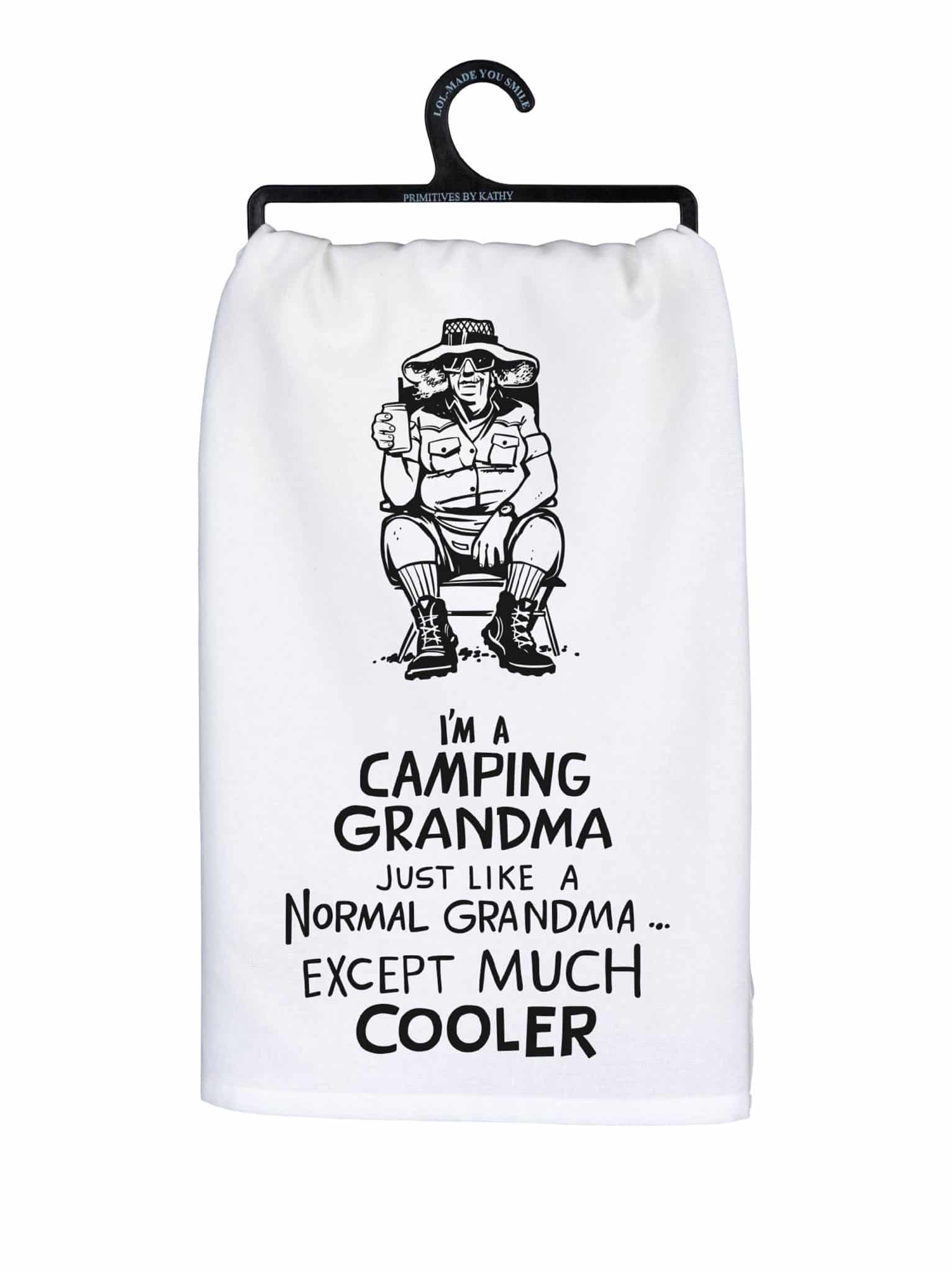 Dish Towel - Camping Grandma - Be Made